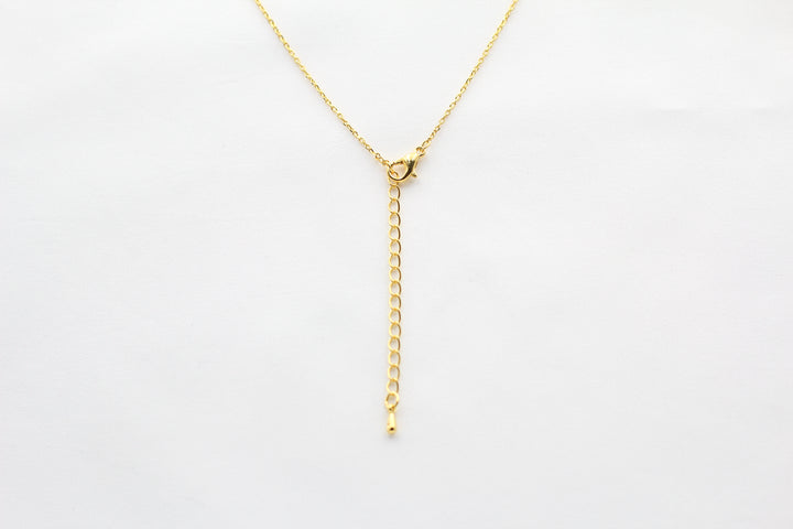 Shiny Lock and Key Ring Necklace