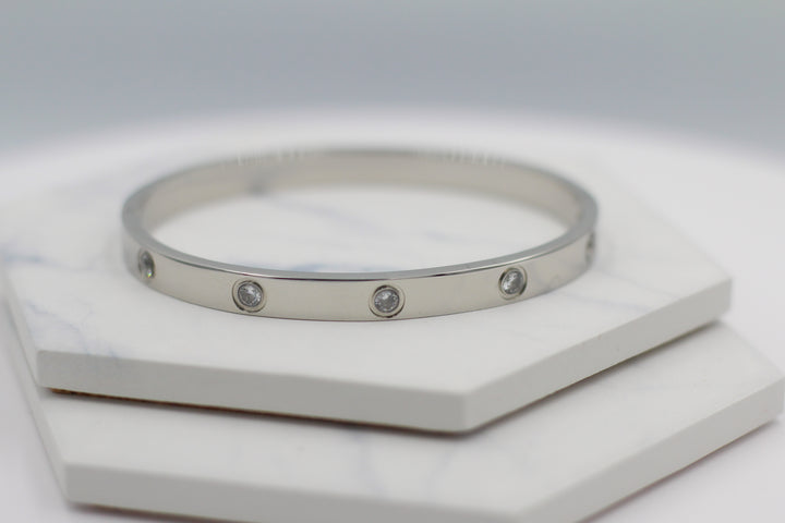 Sparkle Hinged Bangle