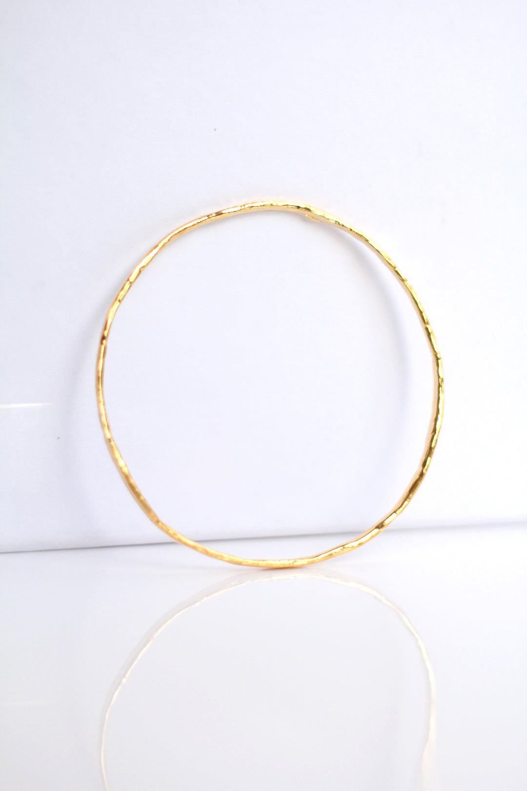 Gold Bangle Bracelet  - Shiny Finish