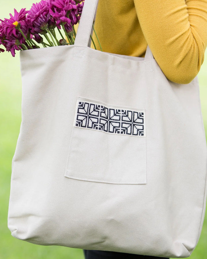 Tatreez Fabric Tote Bag